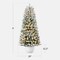 Best Choice Products Pre-Lit Potted Flocked Christmas Tree, Classic Artificial Holiday Décor, w/ Twinkling White LEDs